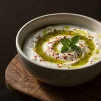 Coalhada de Búfala com Azeite Verde, Flor de Laranjeira