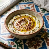 Coalhada Seca com Pimenta de Alepo, Za'atar e Grelha