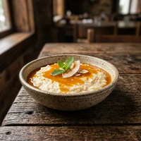 Cocada Cremosa com Cupuaçu, Fogo e Farinha