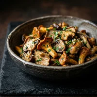 Cogumelos Salteados na Manteiga, Coquelet Dourado