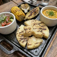 Kit Vegetariano na Brasa, Brasa e Horta