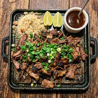 Porção de Costela Desfiada, Brasa de Rua