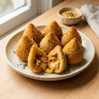 Coxinha de Frango com Cheddar, Padaria Forno & Fôlego