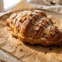 Croissant de Amêndoas, Padaria Manteiga & Folha