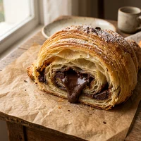 Croissant de Chocolate, Padaria Manteiga & Folha