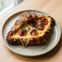 Croissant de Queijo e Tomate Confitado, Padaria Forno & Fôlego