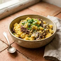 Cuscuz Recheado de Carne de Sol, Casa de Farinha