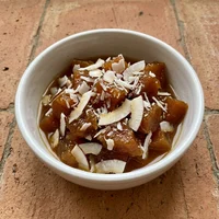 Doce de Abóbora com Coco Fresco, Raiz e Panela