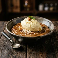 Doce de Leite com Sorvete de Queijo, Fogo e Farinha