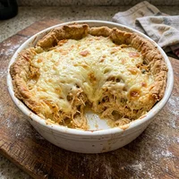 Empada de Frango com Requeijão de Garrafa, Panificadora Flor do Sertão