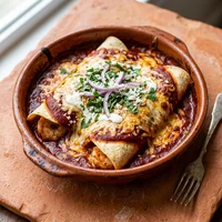 Enchilada de Camarão ao Molho de Pimenta, Cocina del Mole