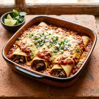 Enchilada de Carne Grelhada, Brasa e Milho