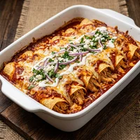 Enchilada Vermelha de Frango, Cantina Três Pimentas