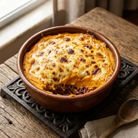 Escondidinho de Charque com Abóbora, Rancho do Carreteiro
