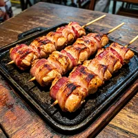 Espeto de Frango com Bacon, Brasa de Rua