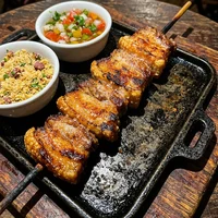 Espeto de Panceta Crocante, Brasa de Rua