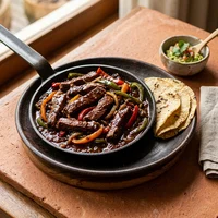 Fajita ao Molho de Pimenta Seca, Cocina del Mole