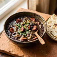 Feijão Preto com Chorizo, Cocina del Mole