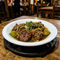 Fígado Acebolado com Jiló, Boteco Panela Velha