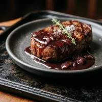 Filé Mignon com Redução de Vinho, Rescaldo