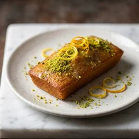 Financier de Pistache com Limão-Cravo, Alquimia Doce