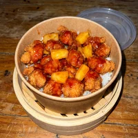 Frango Agridoce no Pote, Pote de Bambu