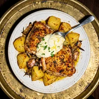 Frango com Batata e Alho, Esfiharia Forno Aberto