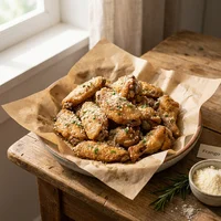 Asas Alho e Parmesão 12 Unidades, Asa Selvagem
