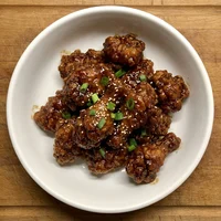 Frango Coreano de Soja e Alho, Dupla Fritura