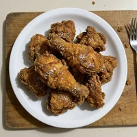Frango Coreano Sem Molho, Dupla Fritura
