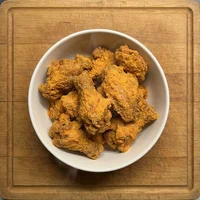 Frango Frito com Queijo em Pó, Dupla Fritura