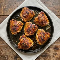Frango Marinado no Iogurte, Brasa e Horta