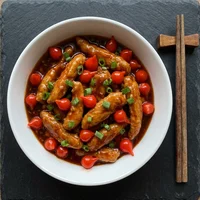 Frango ao Molho de Pimenta Biquinho, Wok e Brasa