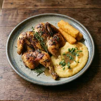 Galeto ao Primo Canto com Polenta, Casa Bertolazzi