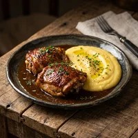 Galinha Caipira ao Molho de Café, Fogo e Farinha