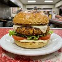 X-Burguer de Grão-de-bico, Broto Verde Lanches