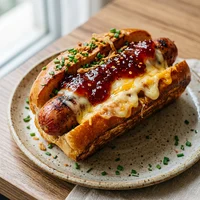 Dog de Calabresa com Geleia de Pimenta, Ardido Lanches