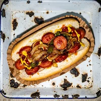 Dog de Calabresa Acebolada, Chapa da Madrugada