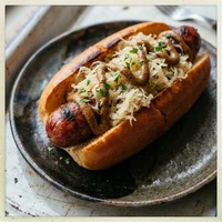 Dog Defumado com Chucrute, Chapa de Cobre