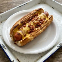 Dog Prensado Cheddar e Bacon, Prensa & Cia