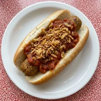 Dog Vegano de Grão-de-bico, Broto Verde Lanches