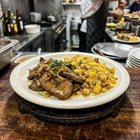 Isca de Fígado com Farofa, Boteco Panela Velha