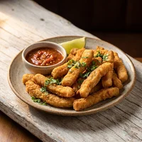 Isca de Peixe com Molho de Pimenta, Ostra Negra