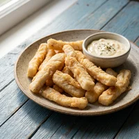 Isca de Peixe com Aioli, Vento Salgado