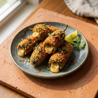 Jalapeño Recheado de Queijo Curado, Cocina del Mole