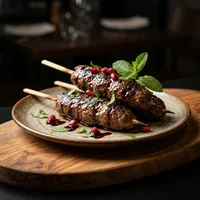 Kafta de Cordeiro com Foie na Brasa, Flor de Laranjeira