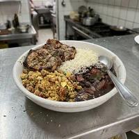 Marmita de Bisteca com Farofa, Marmitaria Tampa Azul