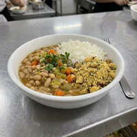 Marmita de Feijão Branco com Legumes, Verde na Marmita