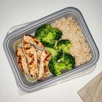 Marmita Fit de Frango, Arroz e Brócolis, Verde de Esquina