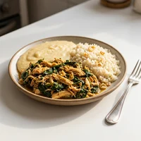 Marmita de Frango com Ora-pro-nóbis, Marmitaria Tutu e Angu